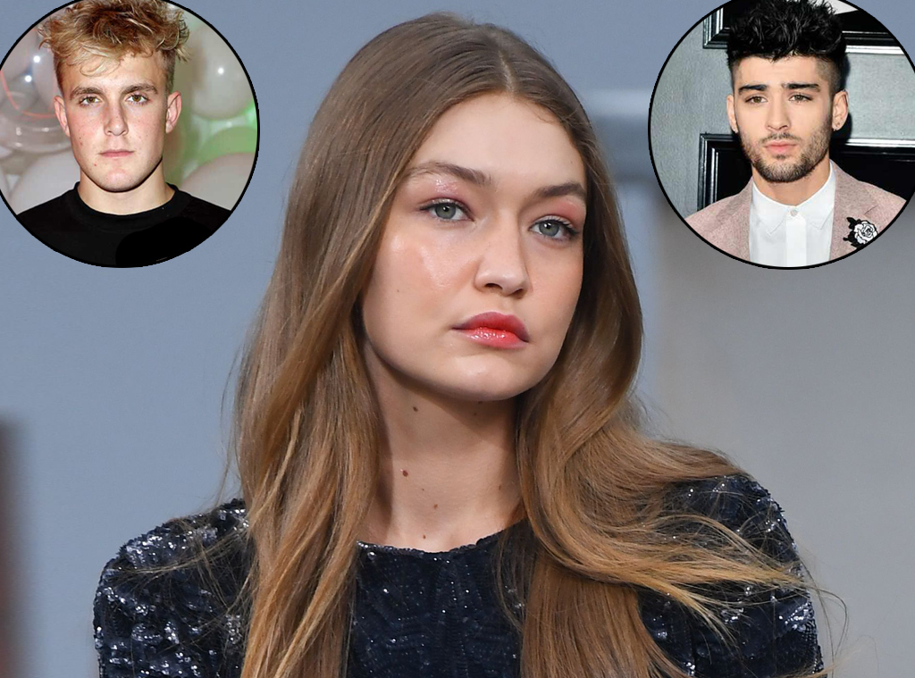 Gigi Hadid, Jake Paul, Zayn Malik Gigi Hadid, Jake Paul, Zayn Malik